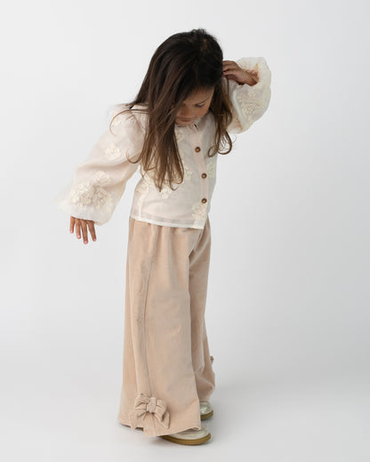 Nolien Trousers | Bows | Vintage Rose