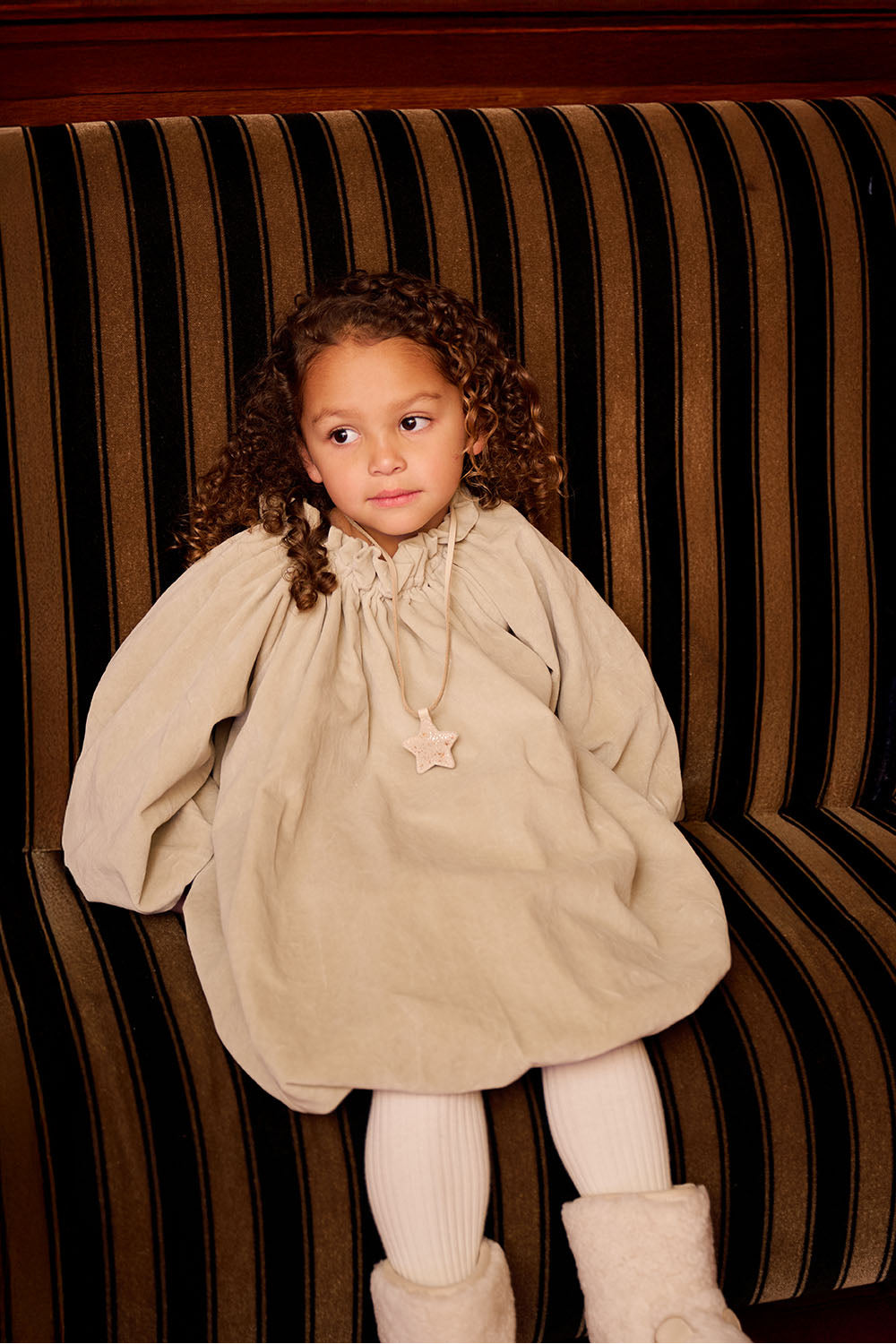 Oliana Dress | Oyster Grey