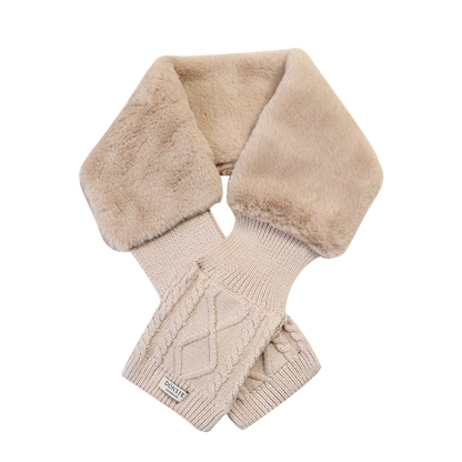 Ailssa Scarf | Soft Sand Teddy