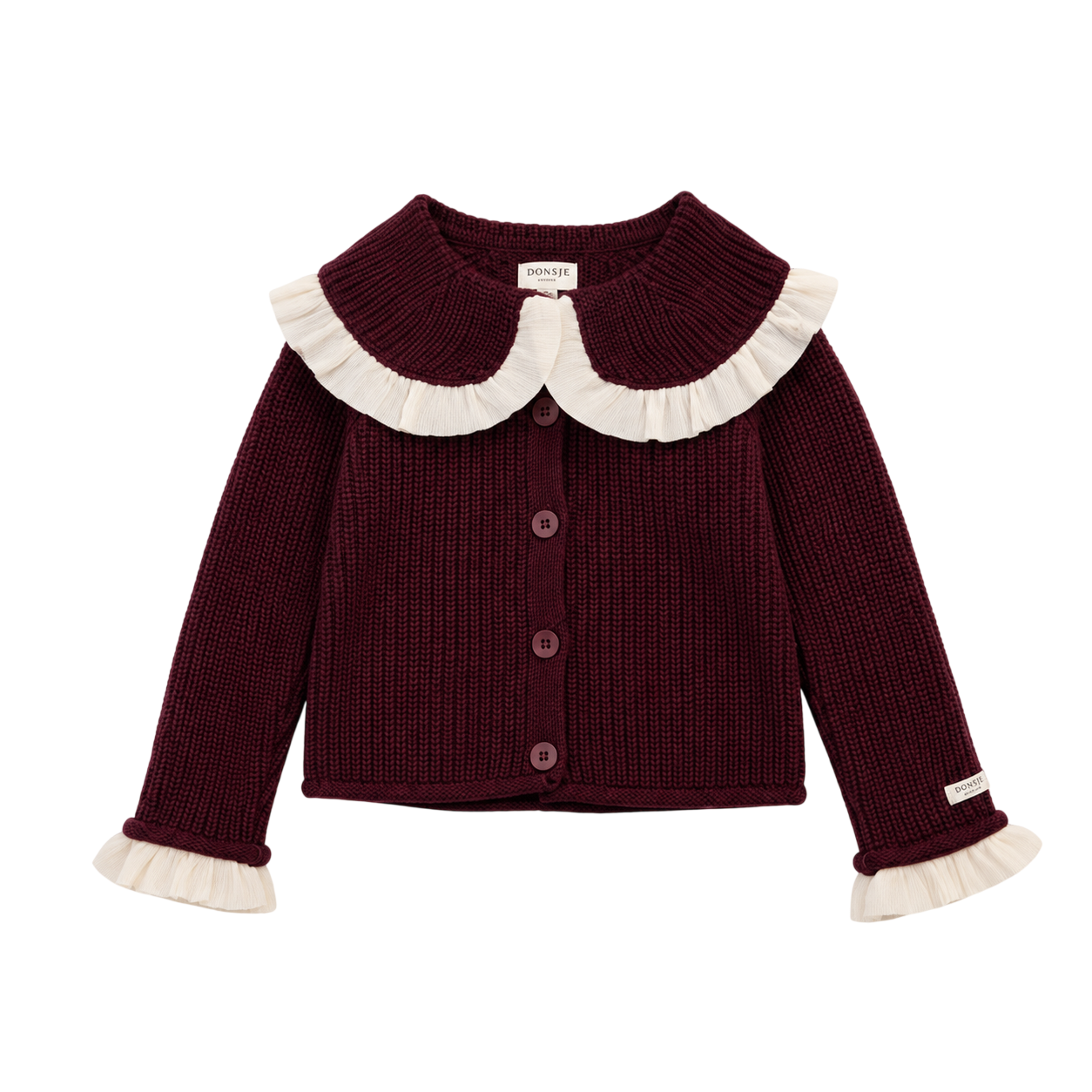 Zoila Cardigan | Aubergine