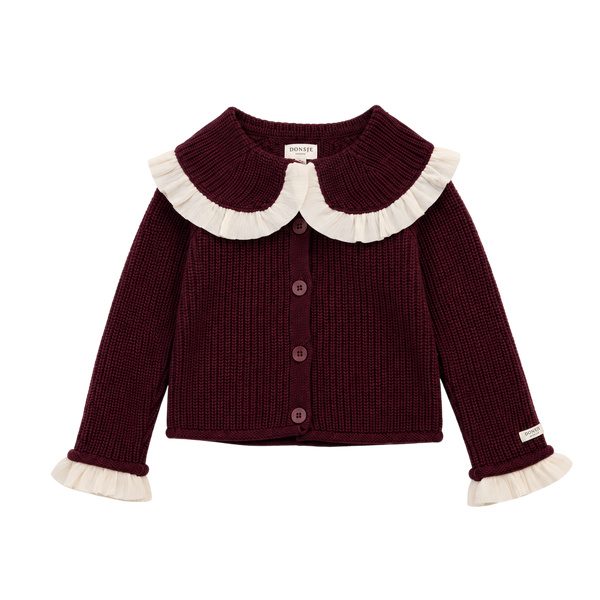 Zoila Cardigan | Aubergine