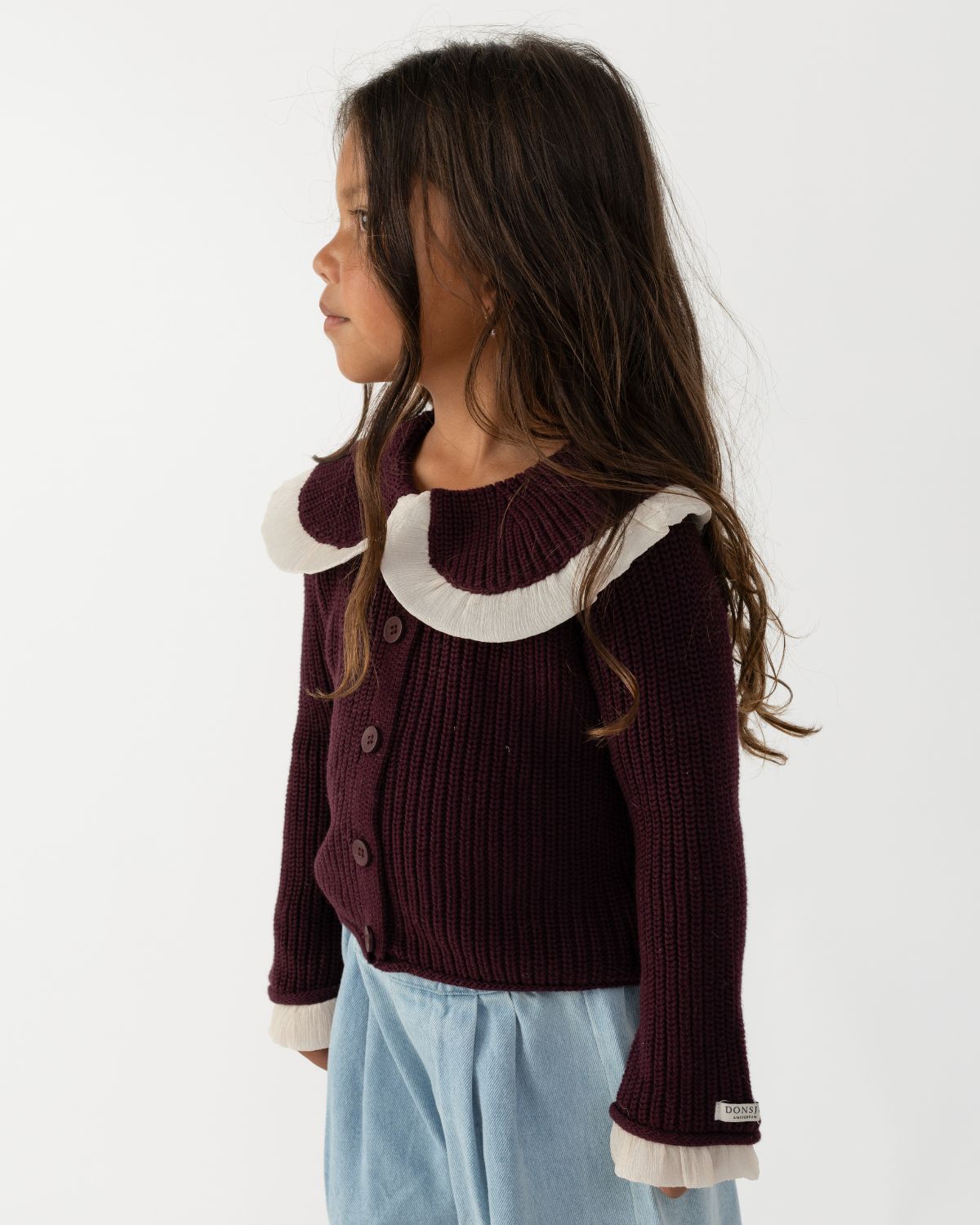 Zoila Cardigan | Aubergine