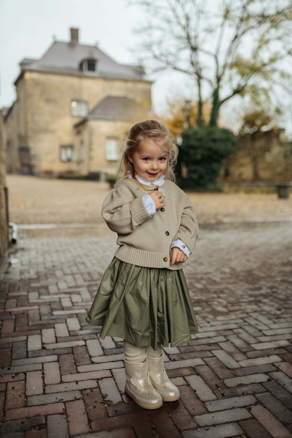 Amynda Cardigan | Light Olive