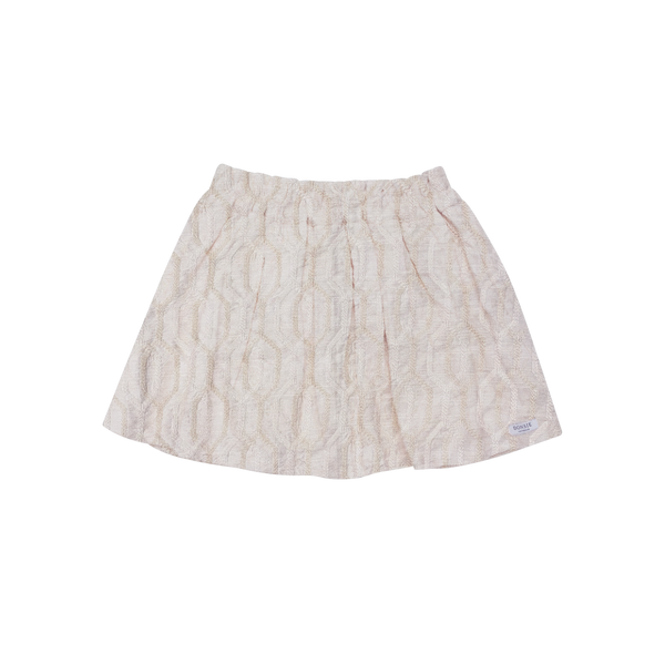 Raylen Skirt | Soft Taupe - Rose Chain