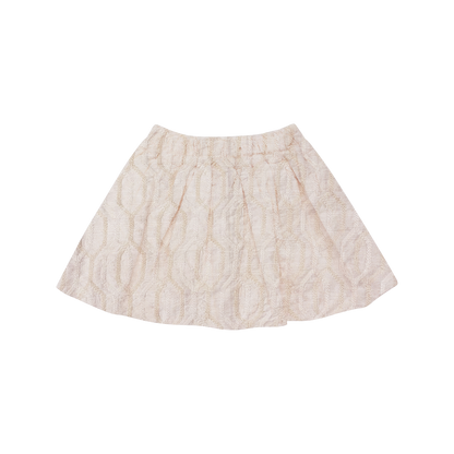Raylen Skirt | Soft Taupe - Rose Chain