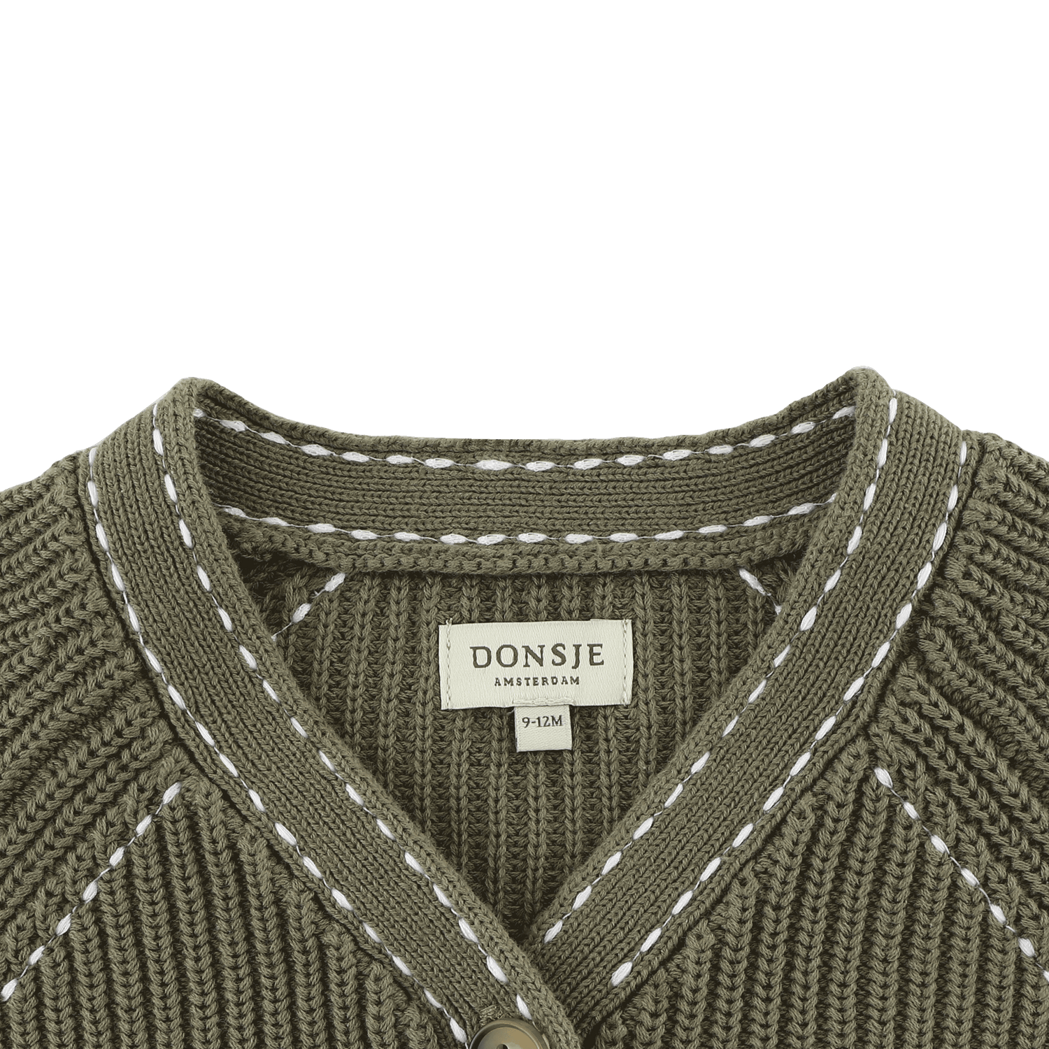 Khalan Cardigan | Stone Green