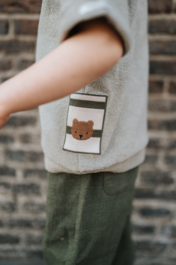 Thommy Shirt | Bear | Dusty Green