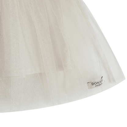 Negina Dress | Warm White Metallic