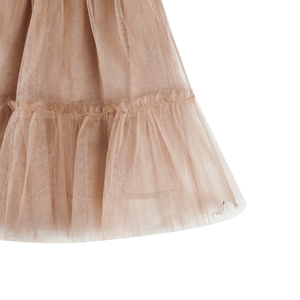 Negina Dress | Rose Mocha Metallic