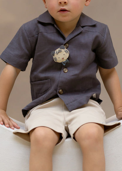 Leonan Overshirt | Cloudy Grey