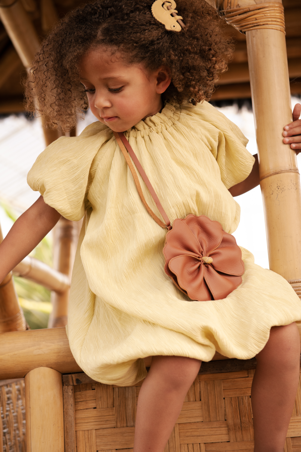 Dilan Dress | Lime Yellow