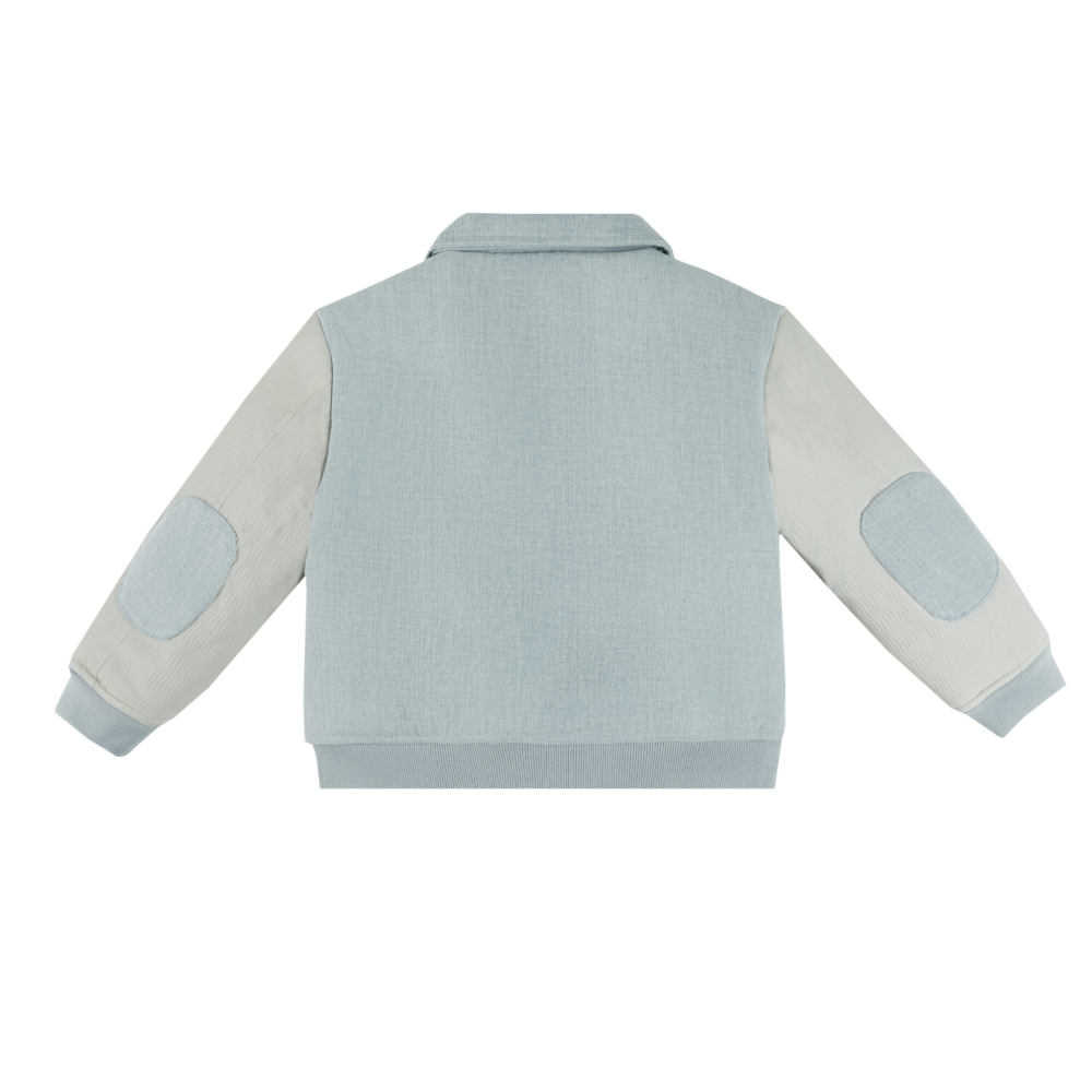 Zemmie Denim Jacket | Bear | Ice Blue