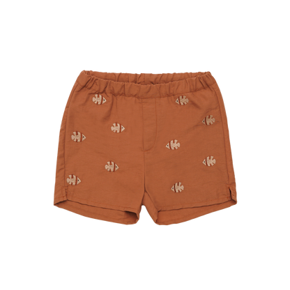 Wangu Swim Shorts | Moonfishes | Rust