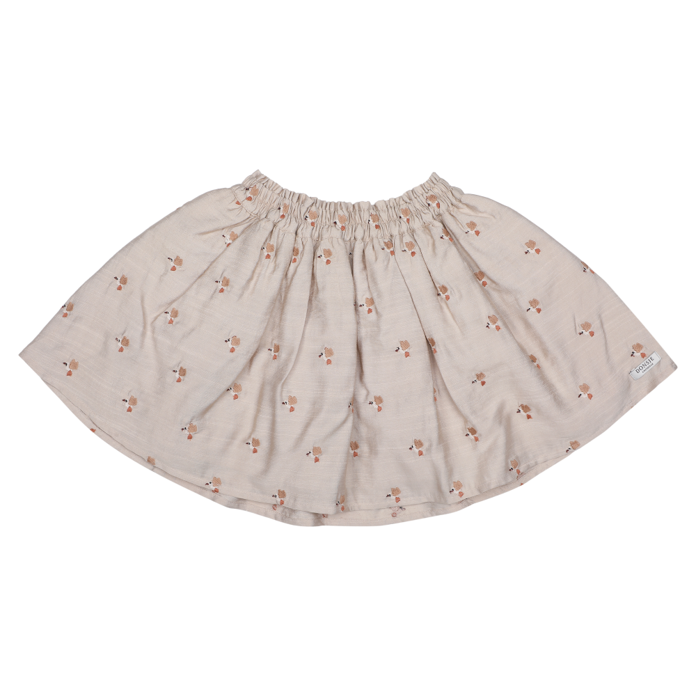 Cayley Skirt | Hummingbirds | Soft Taupe