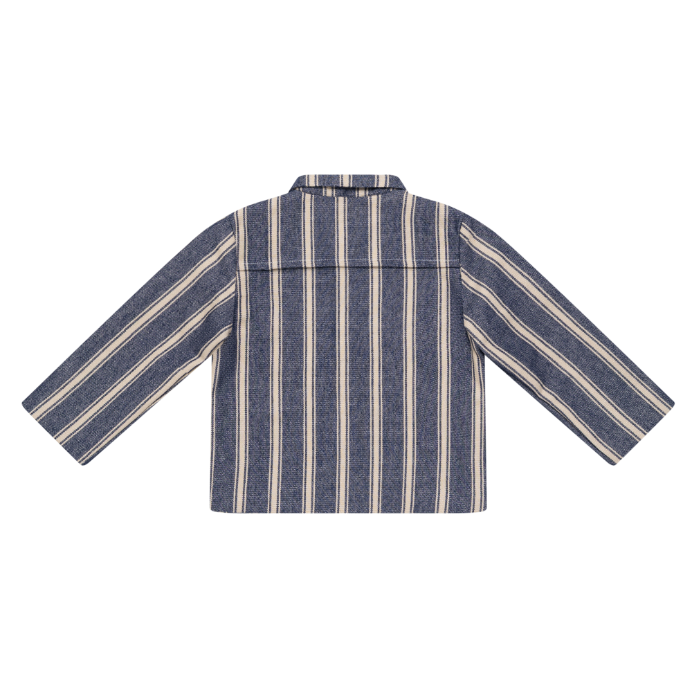 Henrik Jacket | Blue - Soft Sand Striped