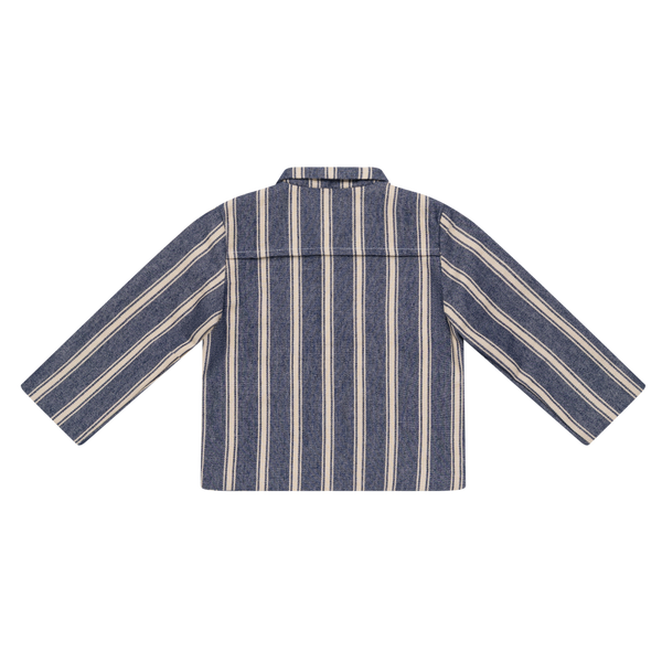 Henrik Jacket | Blue - Soft Sand Striped