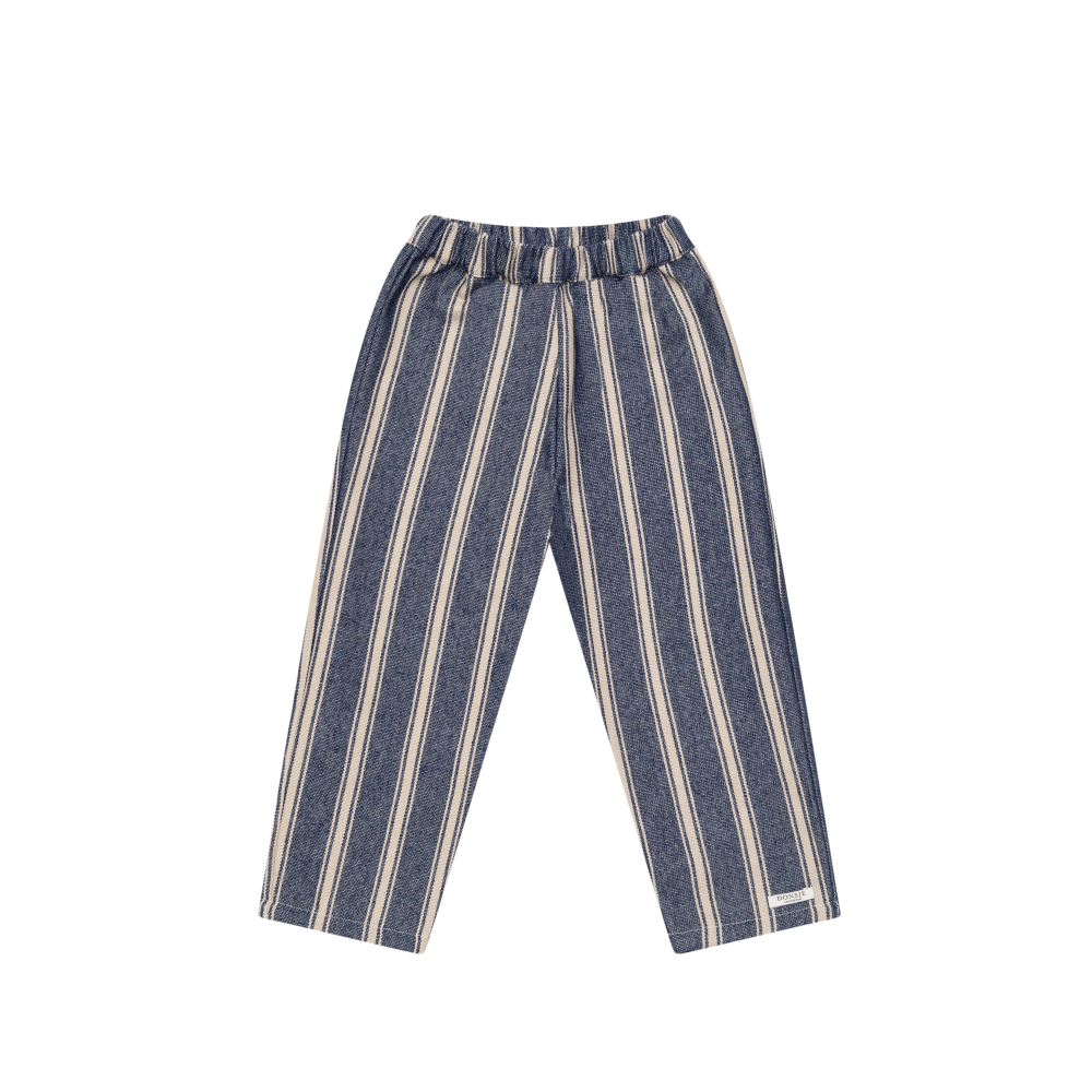 Menno Trousers | Blue - Soft Sand Striped