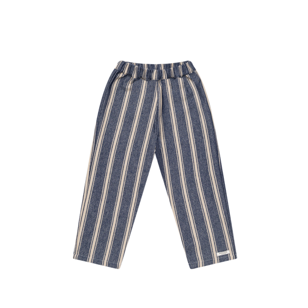 Menno Trousers | Blue - Soft Sand Striped