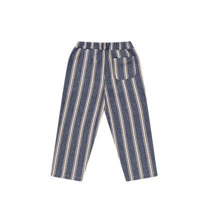 Menno Trousers | Blue - Soft Sand Striped