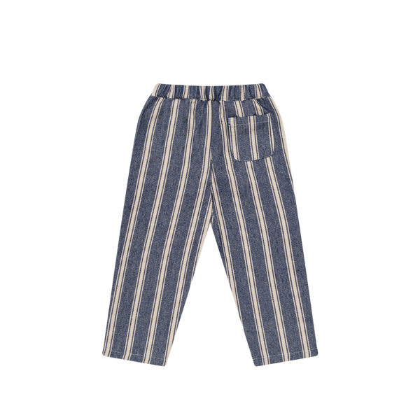 Menno Trousers | Blue - Soft Sand Striped