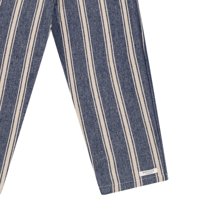 Menno Trousers | Blue - Soft Sand Striped