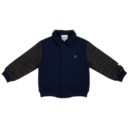 Alaric Bomber Jacket | Navy Blue