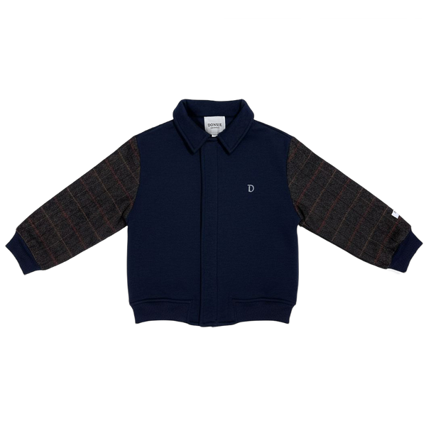 Alaric Bomber Jacket | Navy Blue