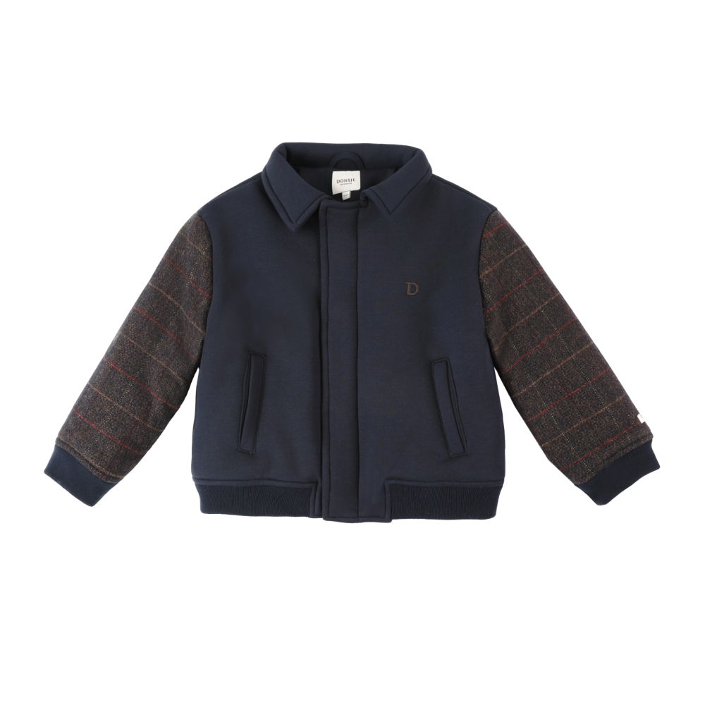 Alaric Bomber Jacket | Navy Blue