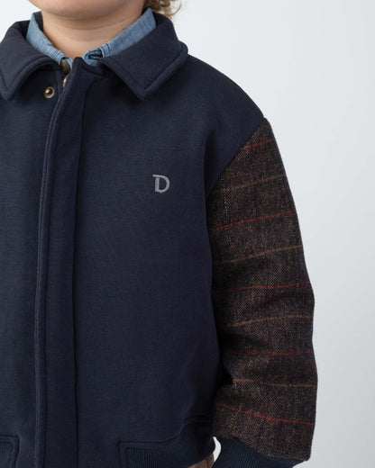 Alaric Bomber Jacket | Navy Blue