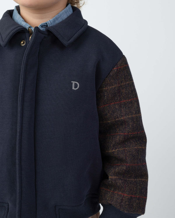 Alaric Bomber Jacket | Navy Blue