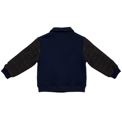 Alaric Bomber Jacket | Navy Blue