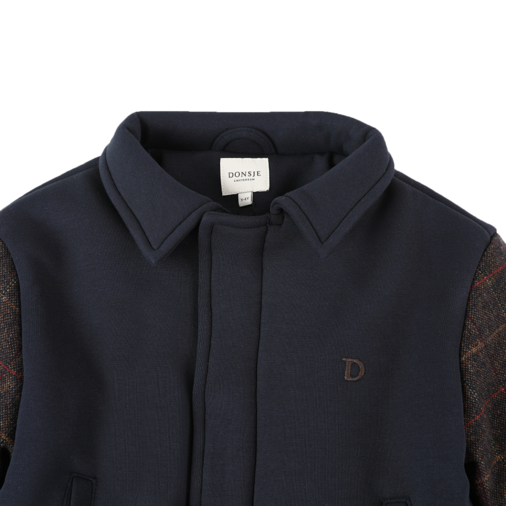 Alaric Bomber Jacket | Navy Blue
