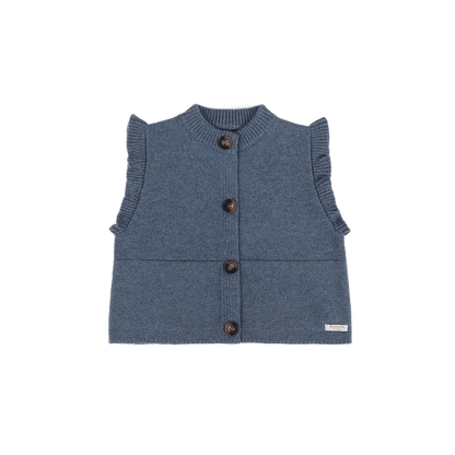 Hespera Vest | Royal Blue Melange
