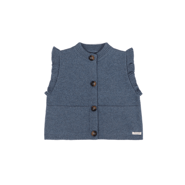 Hespera Vest | Royal Blue Melange