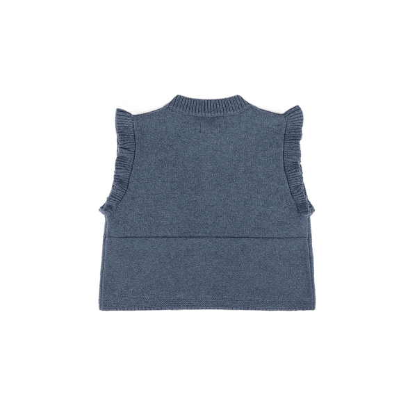 Hespera Vest | Royal Blue Melange