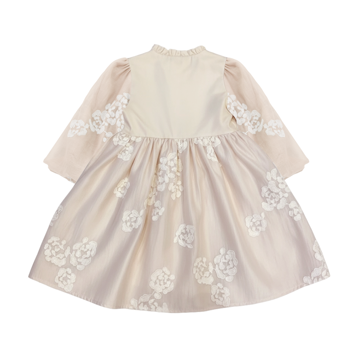 Kylen Dress | Soft Powder - White Blossom