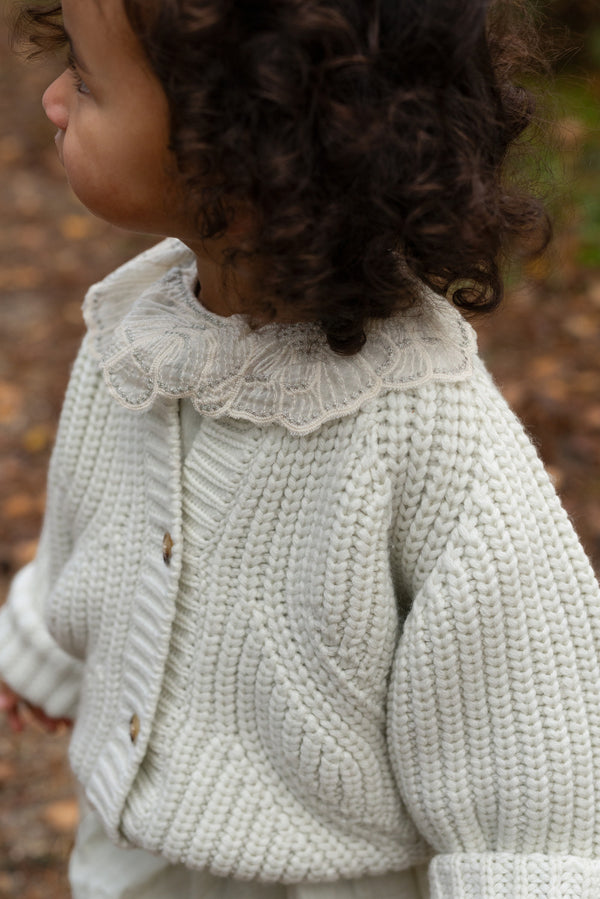 Rikkie Cardigan | Oyster Grey