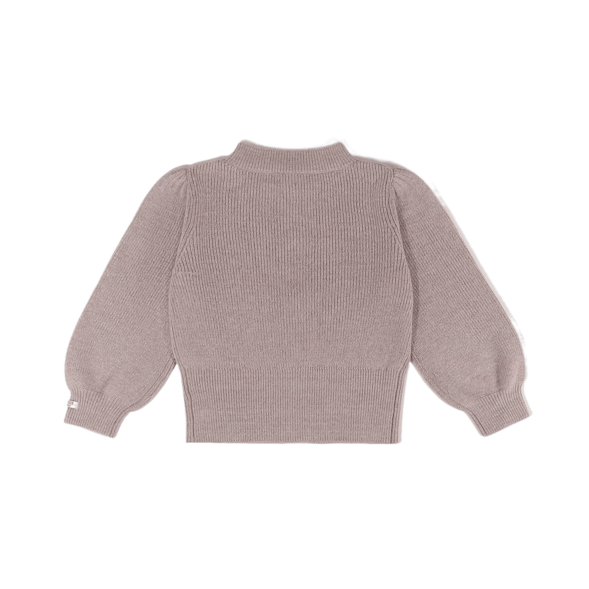 Yorien Cardigan | Lavender Brown Melange Glitter