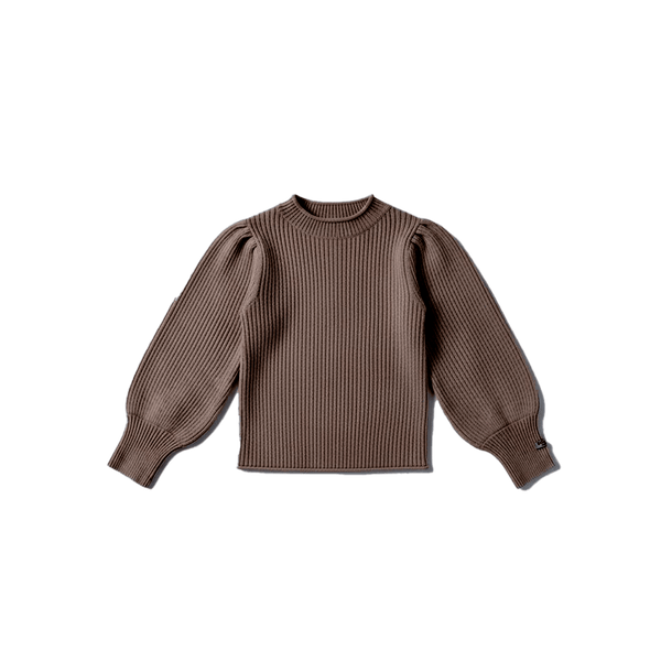 Ada Sweater | Pecan Brown Melange