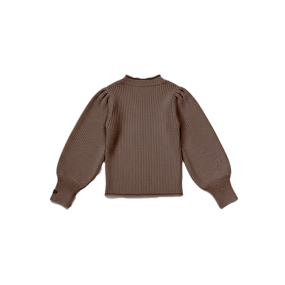Ada Sweater | Pecan Brown Melange