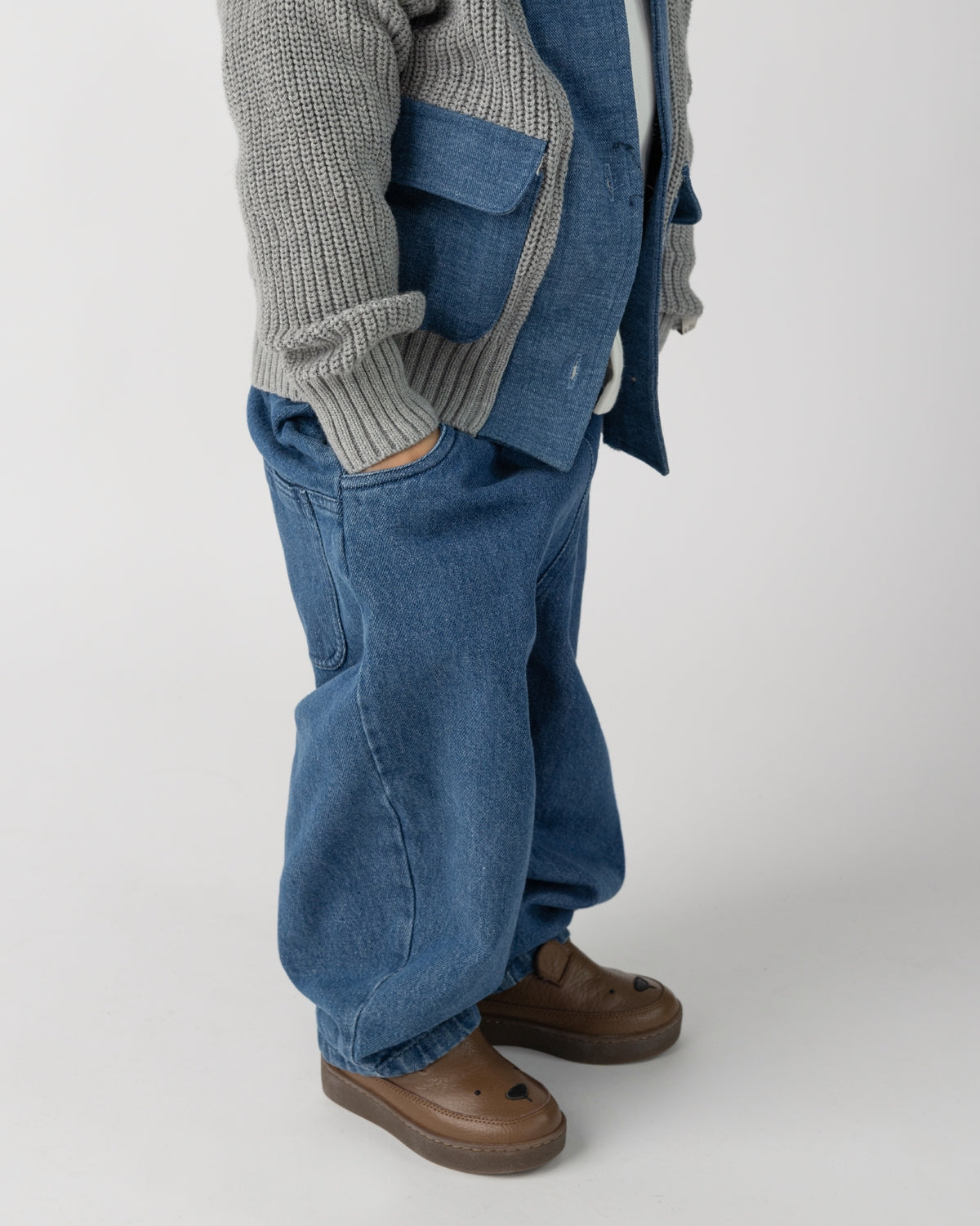 Dinotje Trousers | Vintage Blue