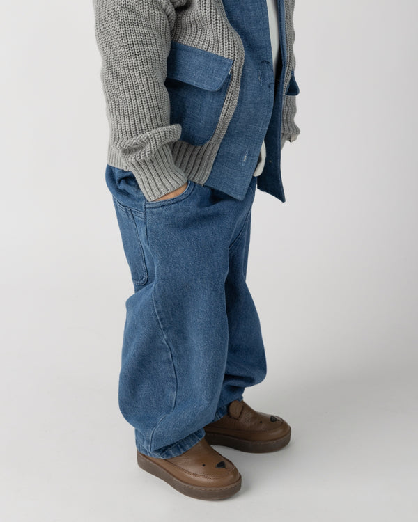 Dinotje Trousers | Vintage Blue