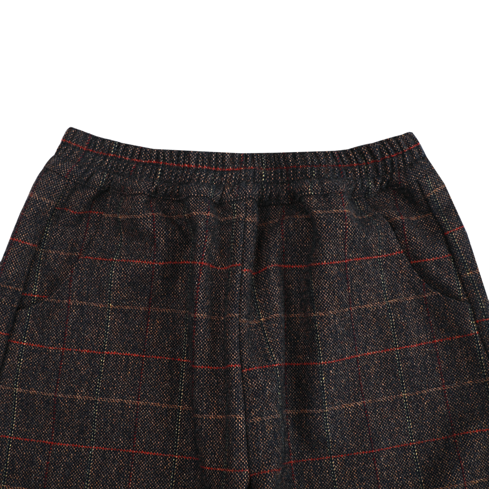Elias Trousers | Brown - Blue Checked