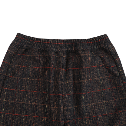 Elias Trousers | Brown - Blue Checked