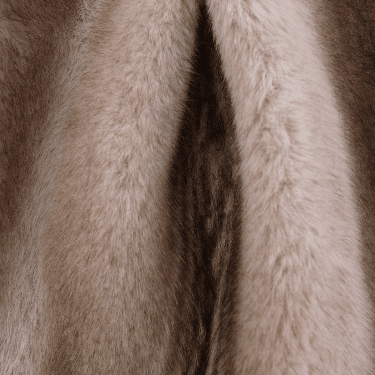 Isabelle Skirt | Soft Taupe Striped Teddy