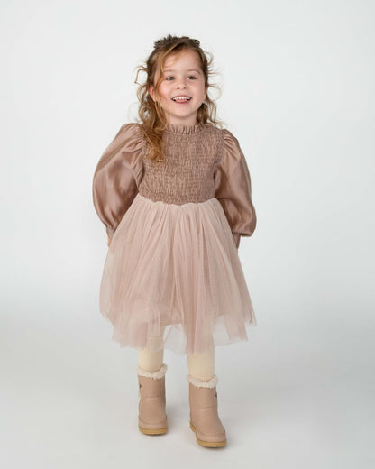Janice Dress | Rose Brown
