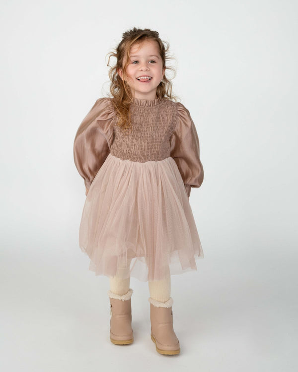Janice Dress | Rose Brown