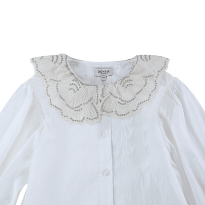 Kieke Blouse | Crispy White