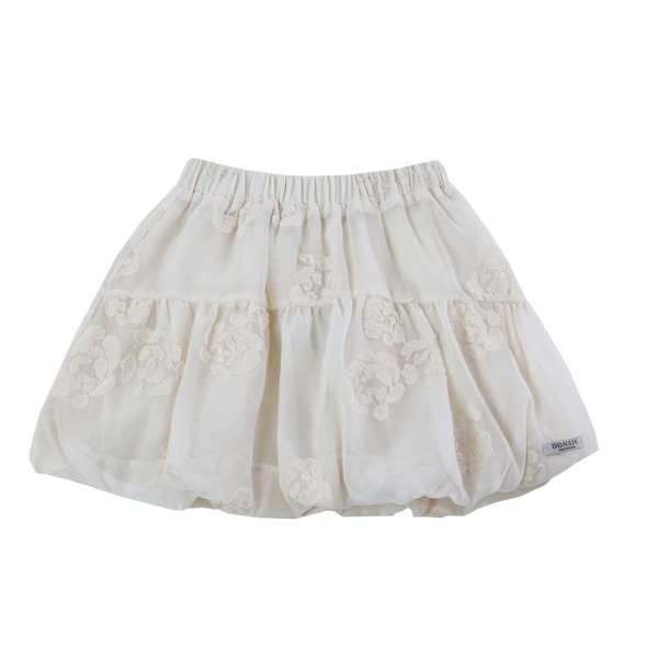 Kubwa Skirt | Warm White Blossom