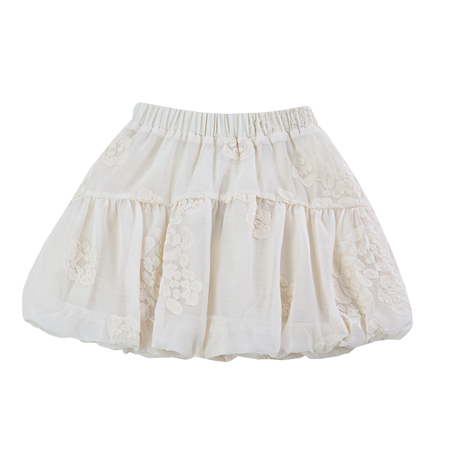 Kubwa Skirt | Warm White Blossom